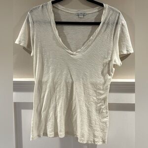 James Perse Cream Top